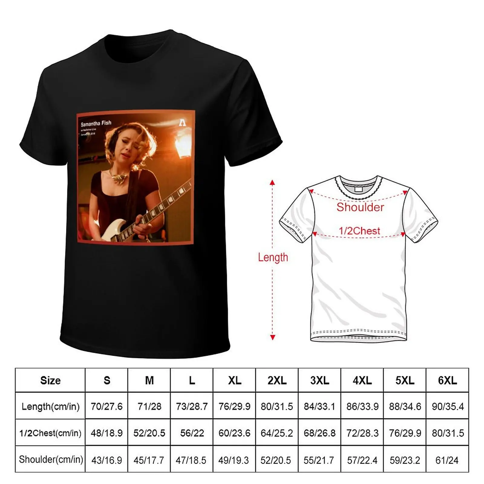 Samantha fish on audiotree live T-Shirt man t shirt graphic T-Shirt