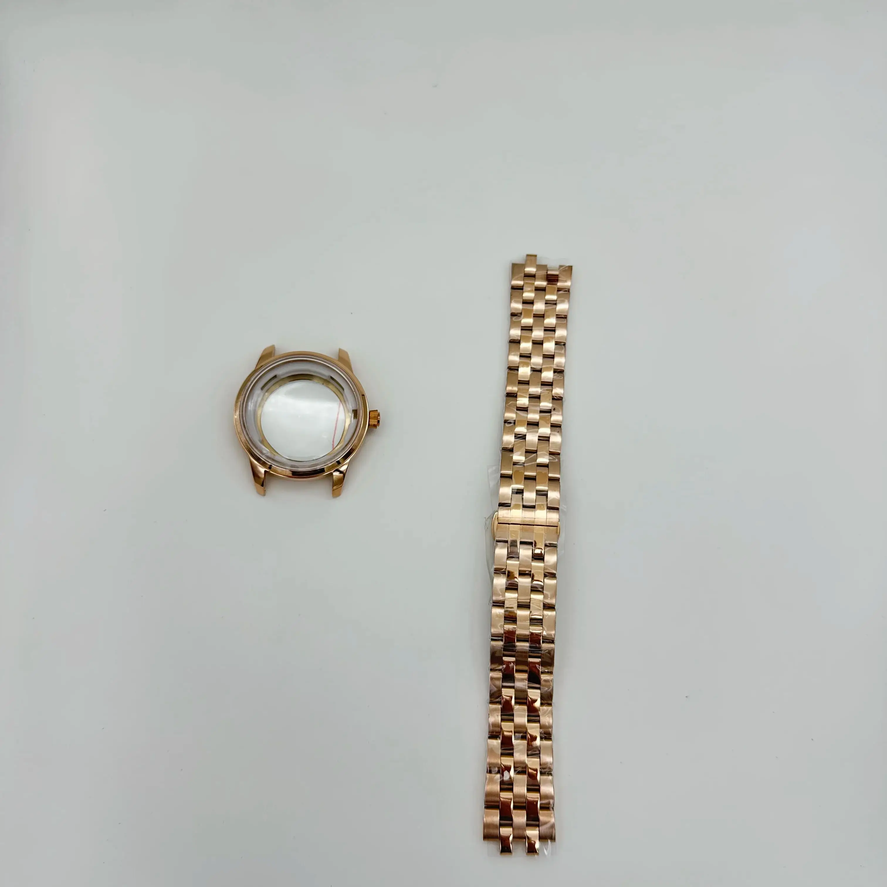 

40.6mm men's cocktail case solid steel band