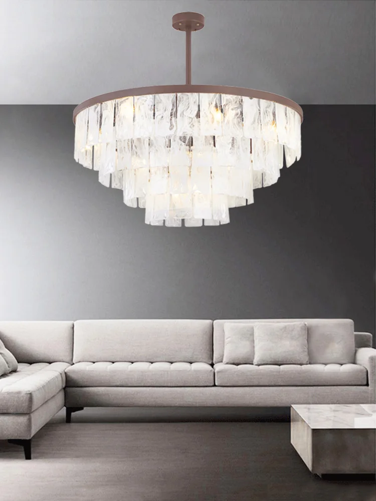 Luxury New Traditonal Pendant Light Mist Cloud Glass LED   Home Decoration Dimmable Designer Lamp
