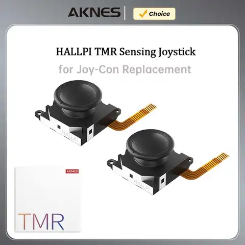 AKNES HALLPI TMR Joy-Con 교체용 감지 조이스틱 Nintendo Swicth,NS OLED / Lite용 표류 전자기 스틱 없음