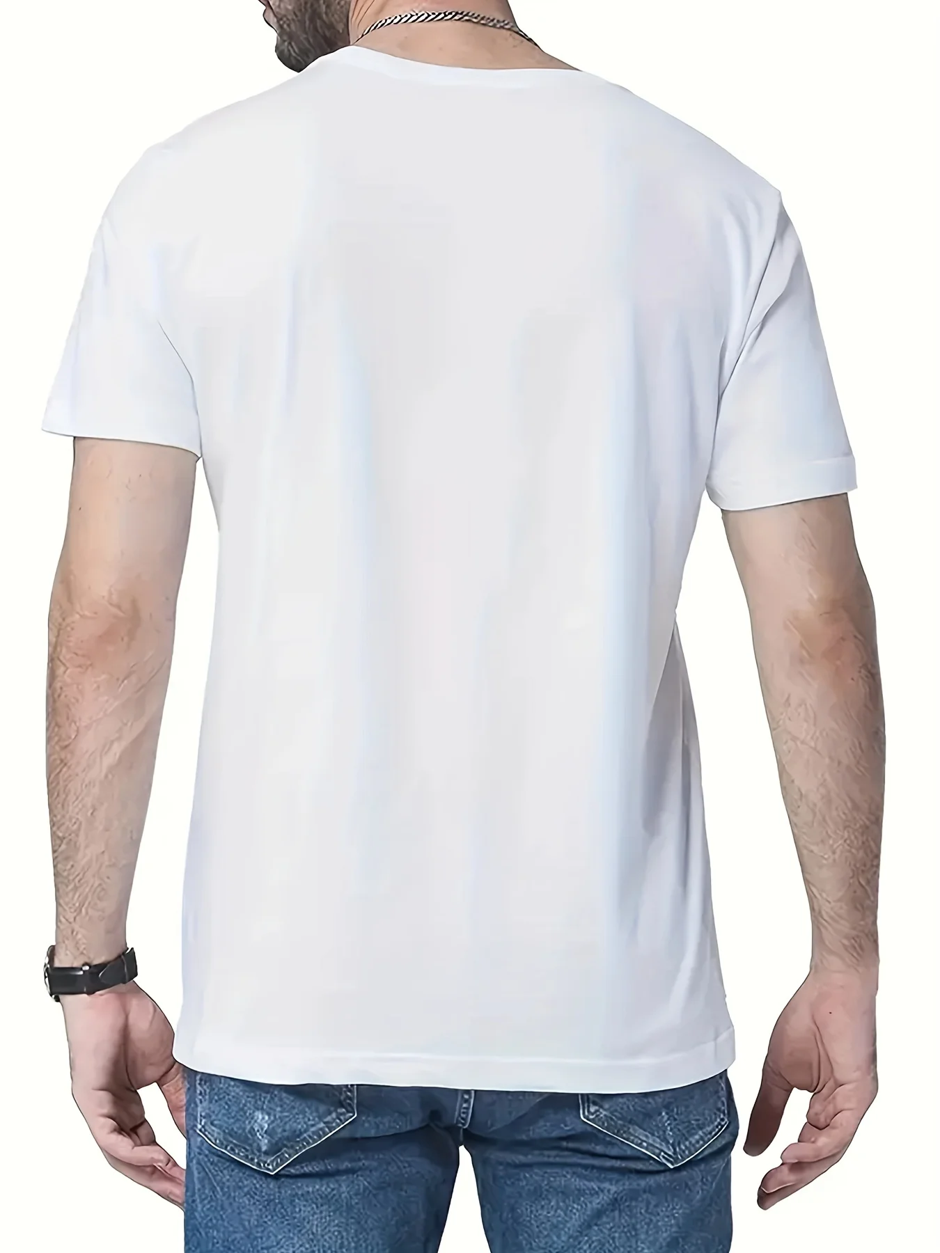 Men's Unisex Faith Over Fear Cotton T Shirt 5