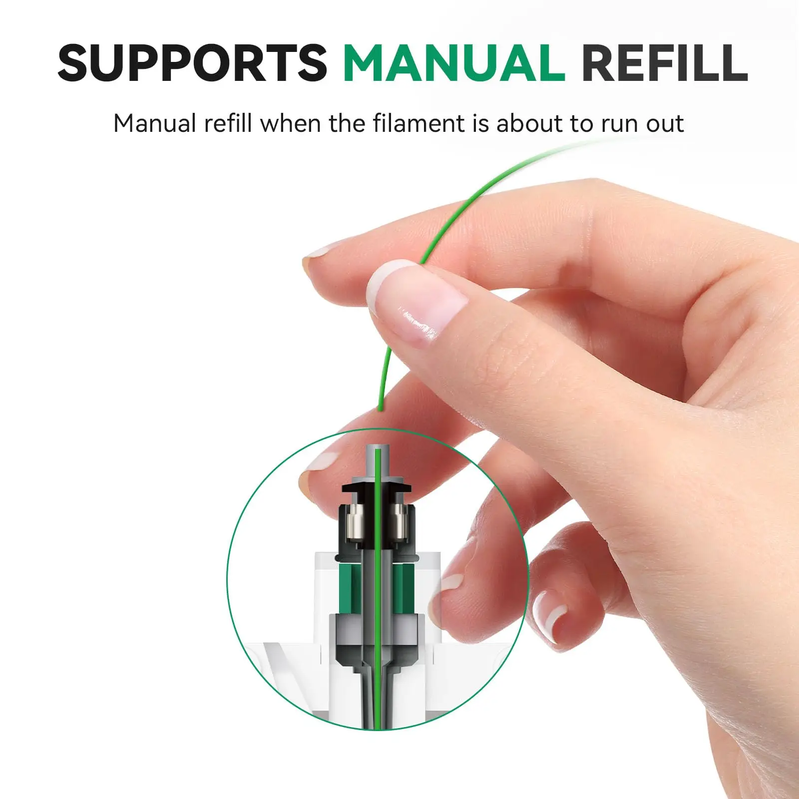 Für Bambu Lab A1 YOOPAI Gerade Filament Feeder PTFE Teflonto Rohr Anschluss für Bambu Lab A1/A1 Mini 3D Drucker 4-in-1 PTFE