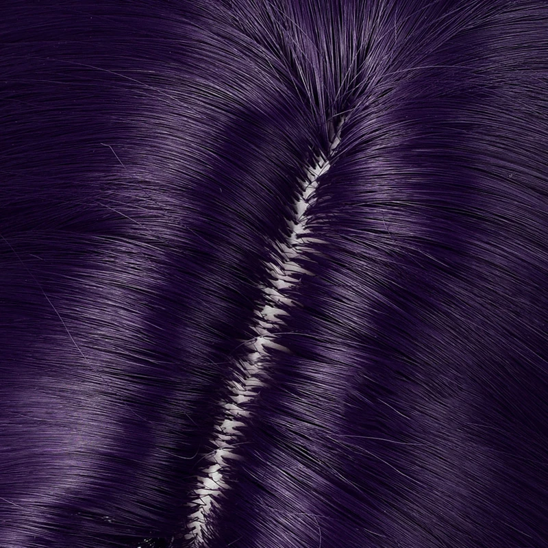 คัตสึรากิ มิซาโตะคอสเพลย์วิกผมอะนิเมะ EVA สีม่วงผมยาวหยิกฮาโลวีนคริสต์มาสคาร์นิวัลสำหรับผู้หญิง