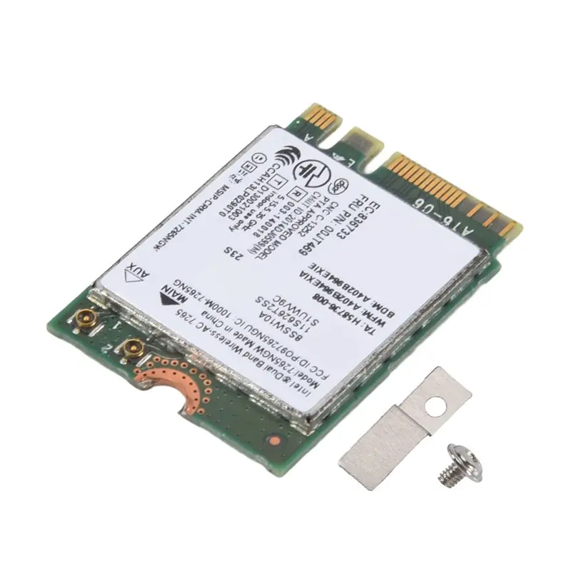 A46M-1 PCS AC7265 7265NGW Wifi Card FRU00JT469 802.11AC NGFF BT4.0 Parts Accessories For Lenovo Thinkpad E550 E455 E555 Series