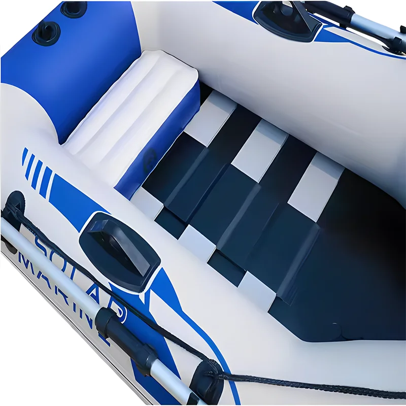 7.5FT 2.3M PVC 2-3 أشخاص قارب صيد قابل للنفخ قوارب السباق كاياك التزلج على الماء الزورق IB البحري الشمسي أرضية خشبية ملحق