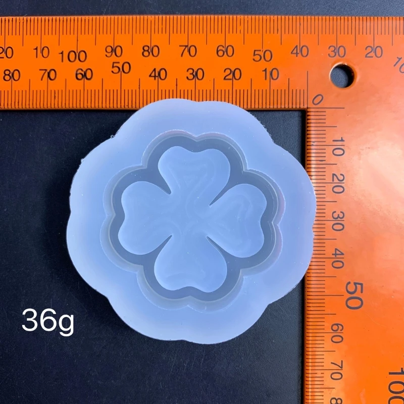 Resin Shaker Khuôn silicone Clovers cho đồ trang trí móc khóa thủ công DIY