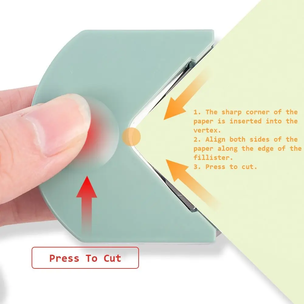 Scrapbooking Werkzeuge Maschine Papier Trimmer Tragbare Ecke Runder Locher Filet Cutter Karte Foto Cutter R4 Ecke Runder