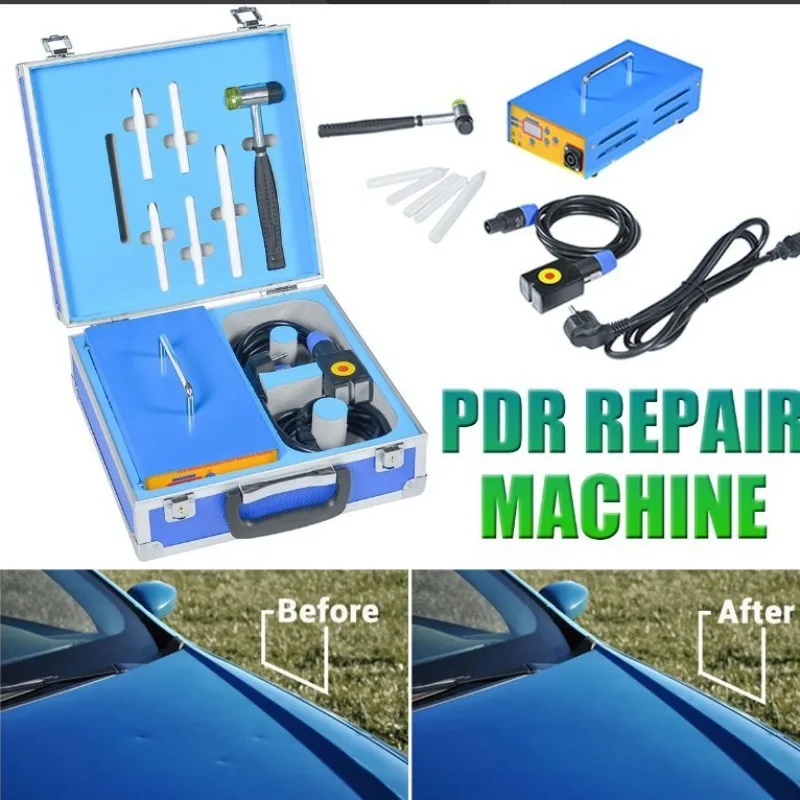 Electromagnetic induction sheet metal surface dent repair instrument, hail pit repair machine, sheet metal repair