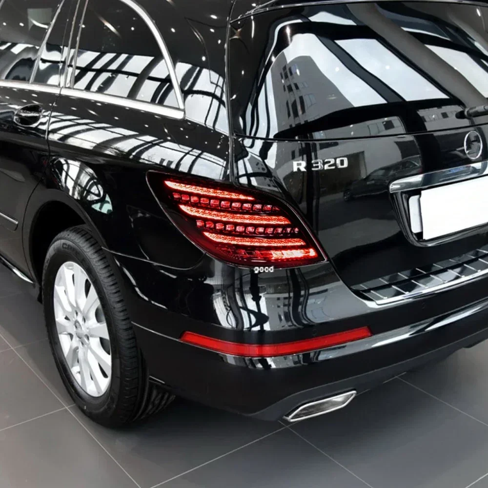 

Для Benz R-Class W251 V251 R280 R300 2010-2017 Авто задние задние фонари в сборе Обновление светодиодных динамических поворотных автомобильных задних фонарей Аксессуары