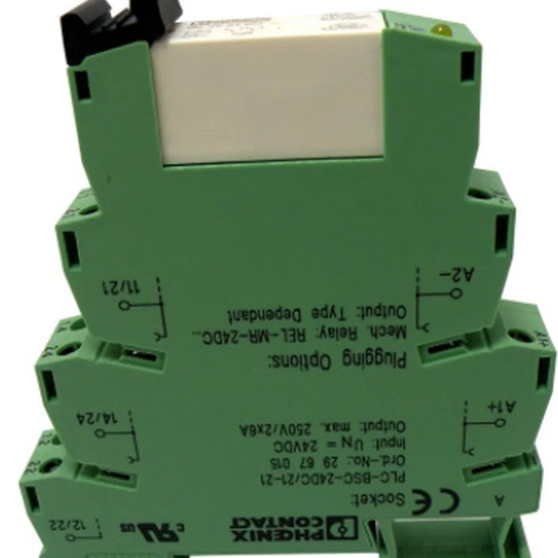 1 sztuk (przekaźnik + gniazdo) PLC-BSC-24DC PLC-RSC-24DC 21 NO.2961105 Slim przekaźnik