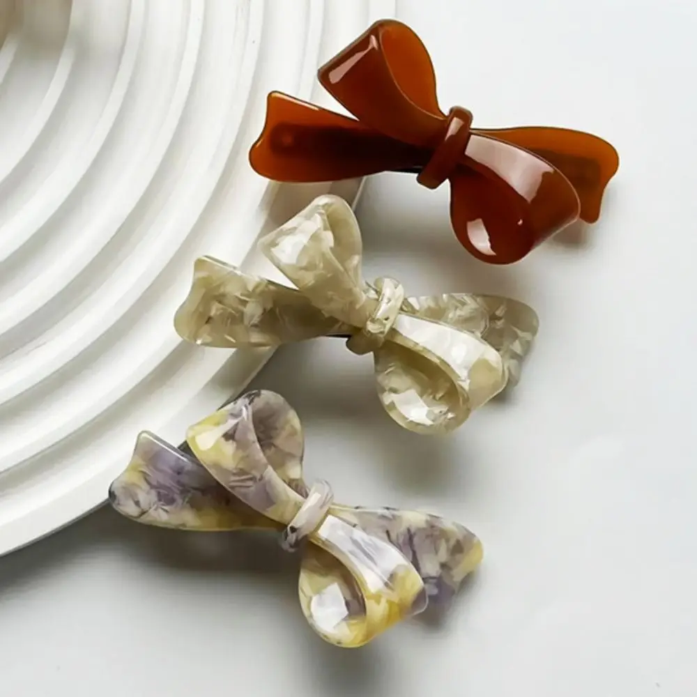 مشبك شعر ثلاثي الأبعاد بعقدة فراشية للنساء ، حمض الخليك ، دبابيس شعر حلوة ، مشبك شعر أنيق بعقدة فراشية للفتيات ، إكسسوارات أنيقة