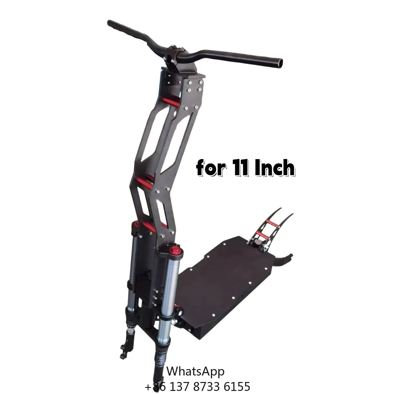 Wholesale Electric Scooter Parts Aluminium Alloy Body Frame Suitable For 11 Inch Escooter