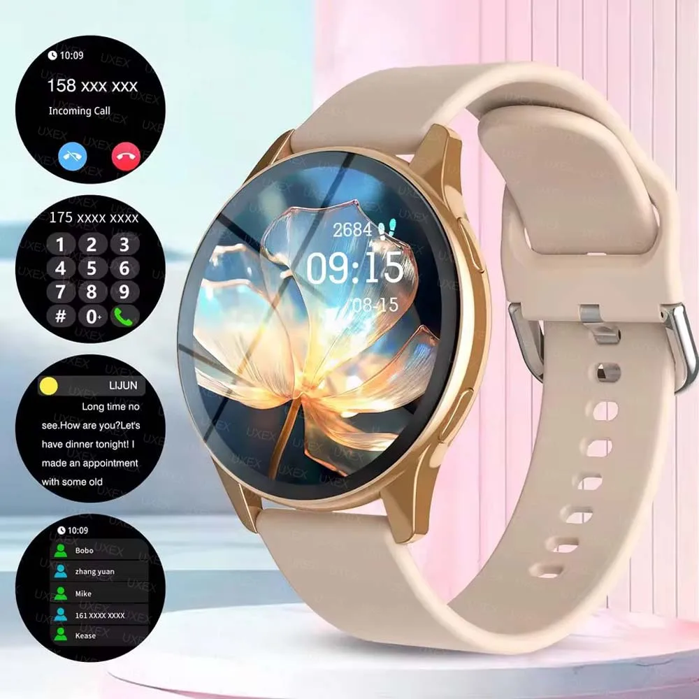 

Relaxation Women BT Call Christmas Gift Watch Full Screen Custom Photo Christmas Gift Multifunction Watches Men For Android Ios