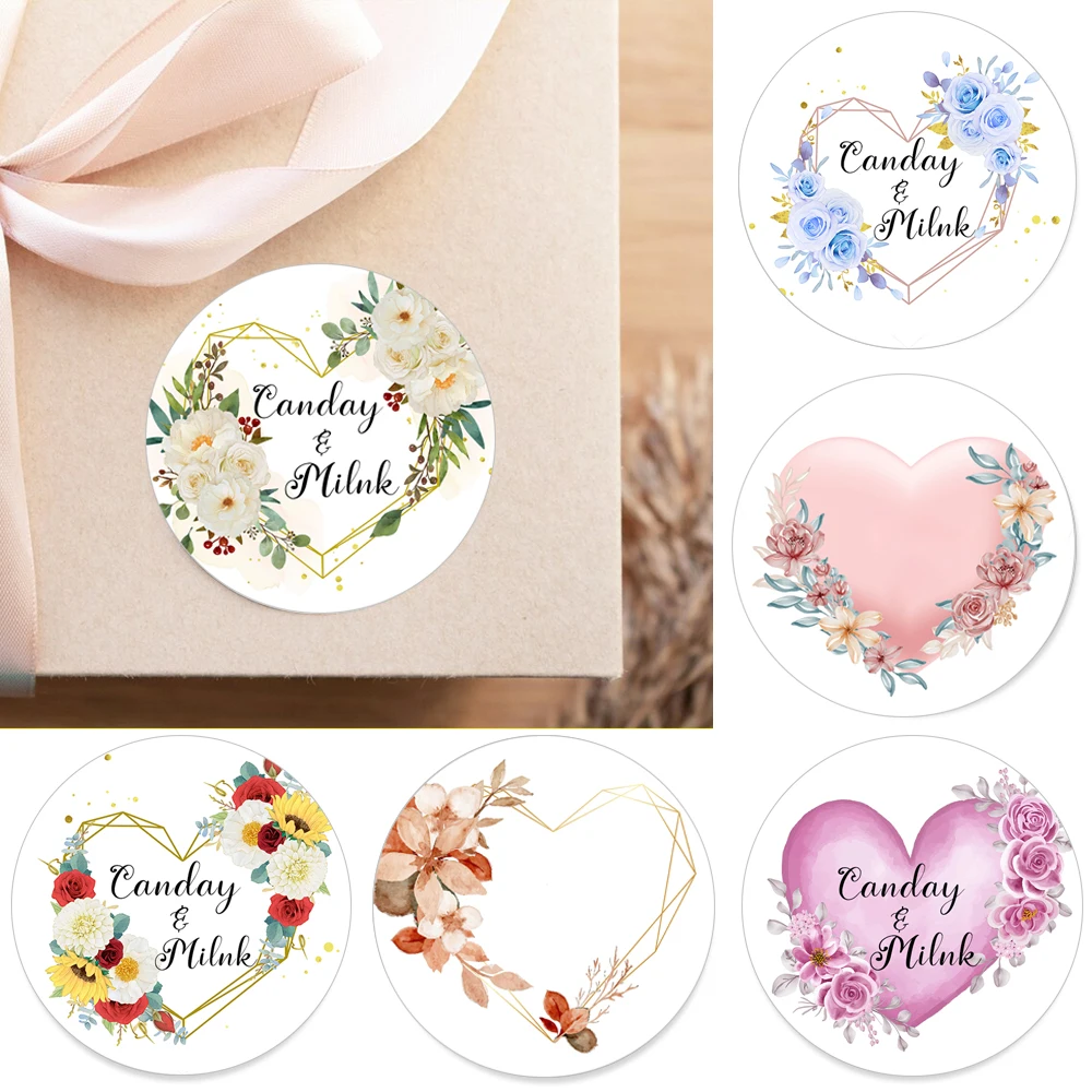 Custom Wedding Birthday Baptism Party Stickers Merci Thank You Stickers Personalized Design Your Text Parties Baking Gift Label
