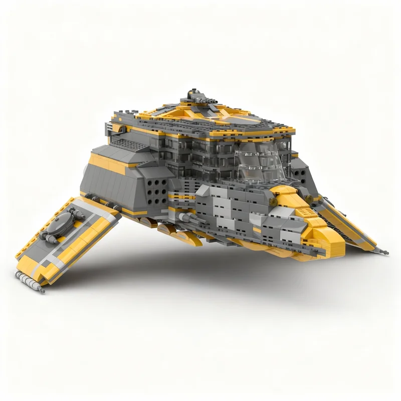 

1655PCS MOC Space Battle Hutt Cartel Vt 772 H Gunship Model Creative Building Blocks Building Blocks Collectible Display Gift