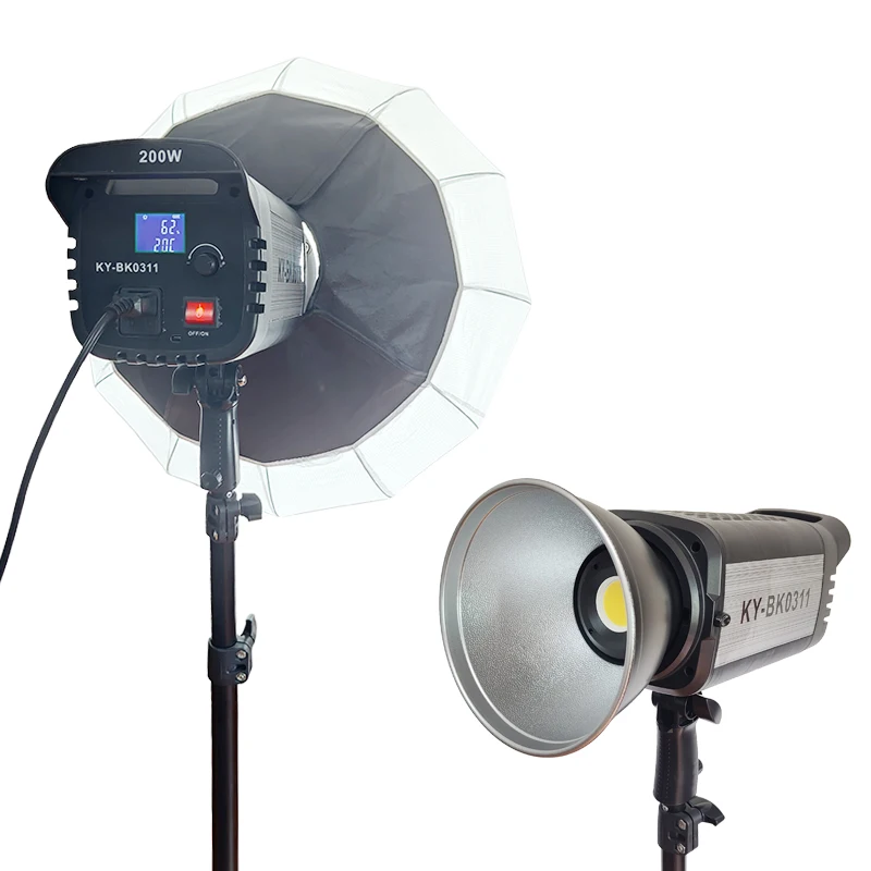 200W photography studio lighting led video photo light soft box light with remote for studio video