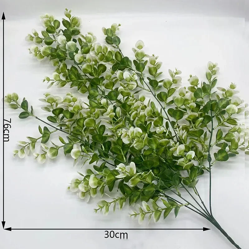 Große 22'' Künstliche Hängen Pflanzen Gefälschte Farne Blätter Kunststoff Begonie Leafs Wand ForHome Zimmer Garten Hochzeit Girl – Detail 20