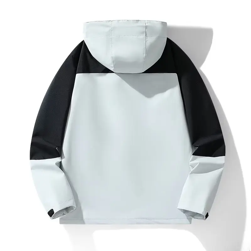 بدلة هجومية خارجية للرجال 3 في 1 سترة قابلة للفصل ومقاومة للرياح ومقاومة للماء للخريف والشتاء للمشي لمسافات طويلة