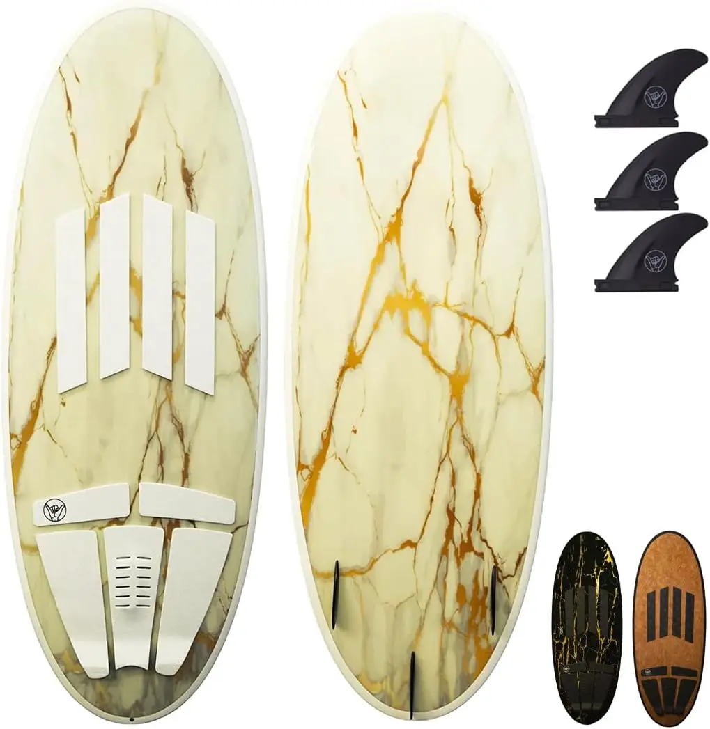 Co. - 63 ” / 54" / 52 "Wakesurf Board-Beste Prestatie Wake Surfboards Voor Kinderen En Volwassenen-Duurzaam Gecomprimeerd F