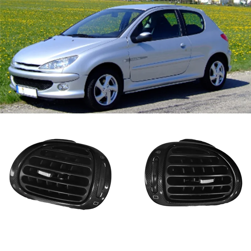 

Car Dashboard Air Conditioner Outlet Assembly A/C Outlet Panel Air Outlet Vent Grille Forpeugeot 206 Citroen C2