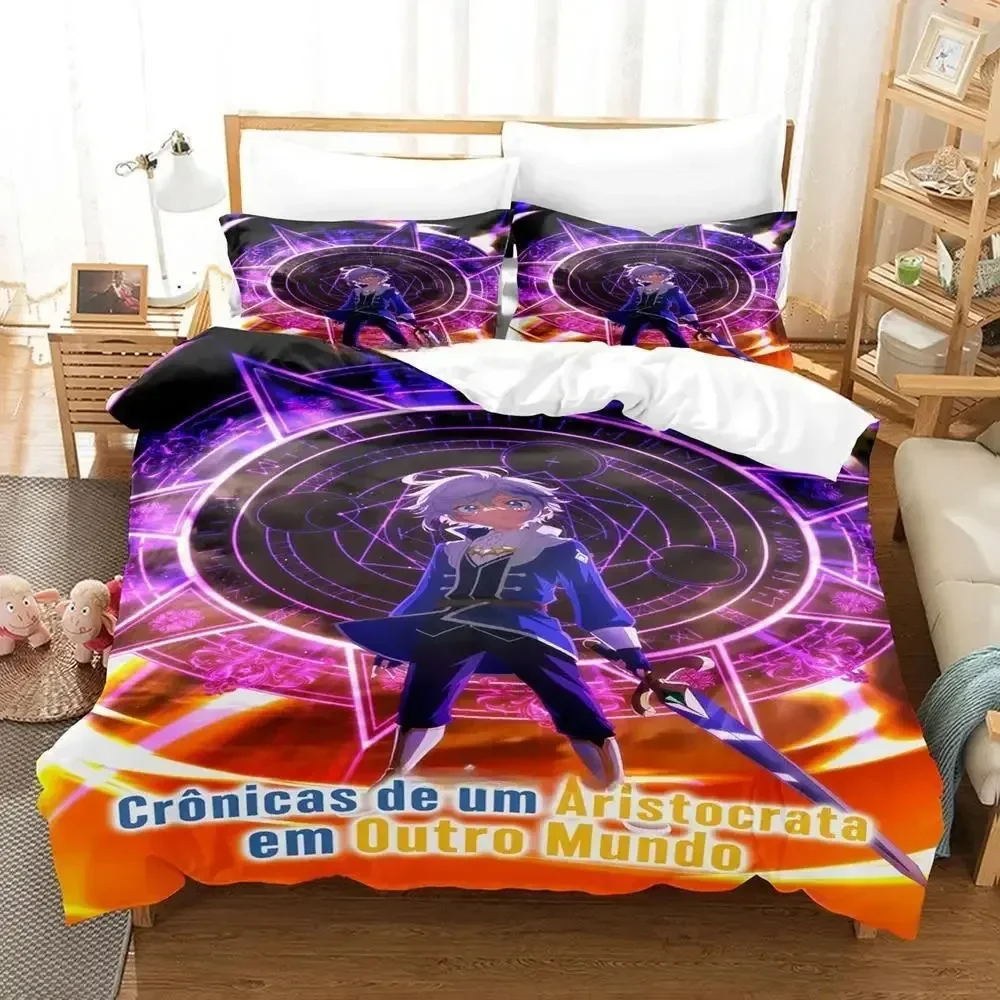 

3D Kawaii The Aristocrat's Otherworldly Adventure Bedding Set Cartoon Anime three-piece set Adult Kid Bedroom Duvet cover Sets