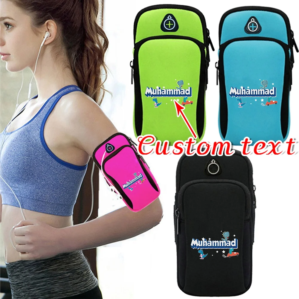 

Personalized Customization Name Universal Arm Strap Sports Phone Case Running Arm Phone Holder Sports Phone Bag