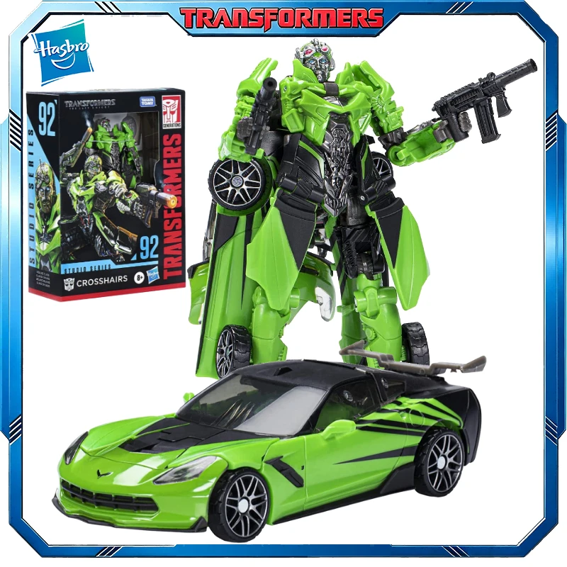 In Stock Hasbro Classic Transformers Toys Studio Series Deluxe Class SS-92 Crosshairs Action Toy Figures Collect Hobbies Gifs