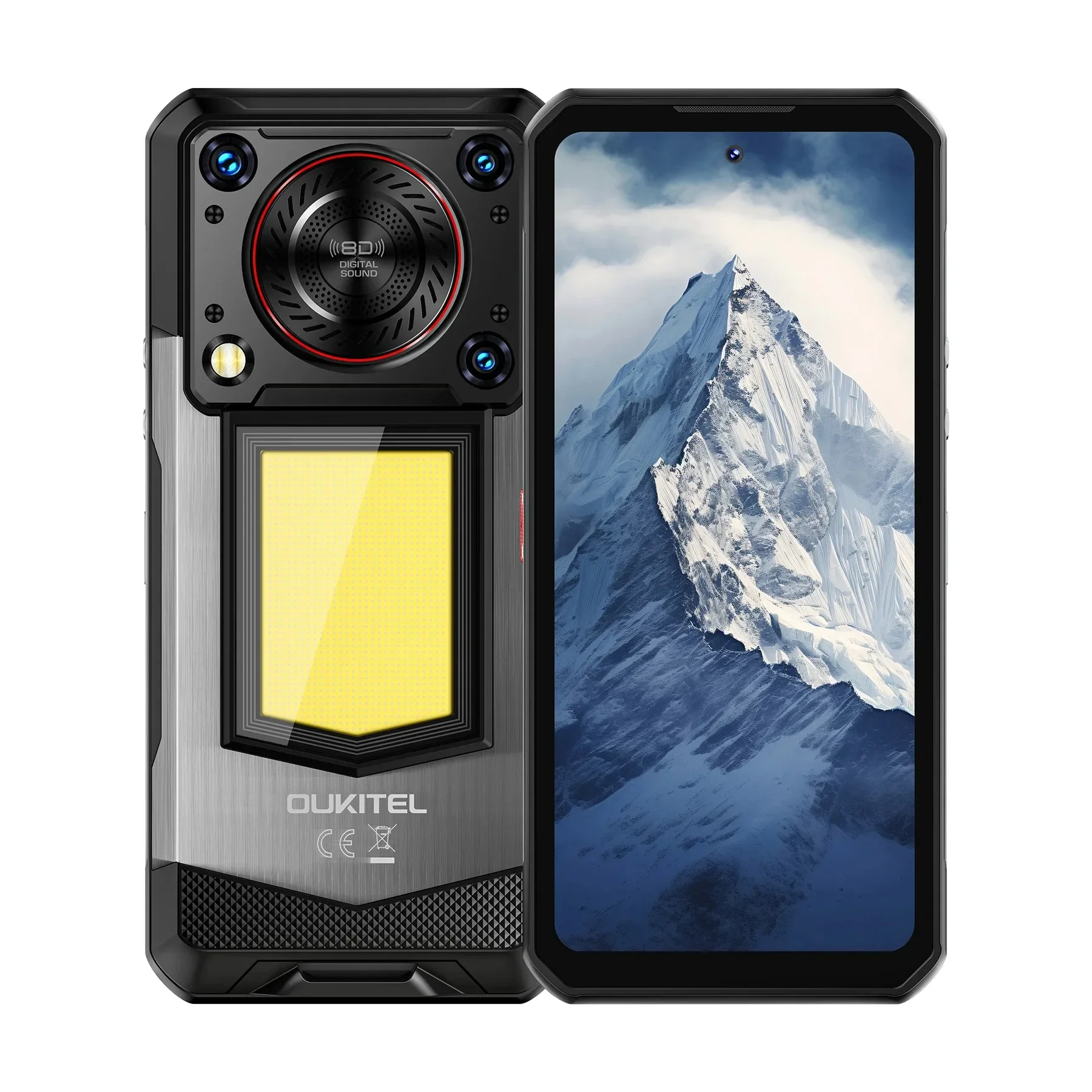 OUKITEL WP56 5G Robuuste smartphone MTK Afmeting 7050 16000 mAh 45 W 36 GB + 512 GB 6.8 "FHD 120 Hz 108 MP Camera Android 15 mobiele telefoon
