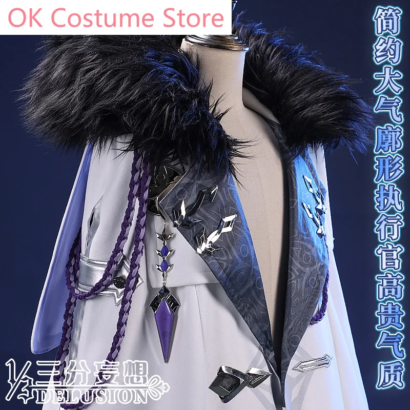 Anime! Genshin Impact Fatui Pantalone Scaramouche Game Suit Handsome Cloak Uniform Cosplay Costume Halloween Party Outfit