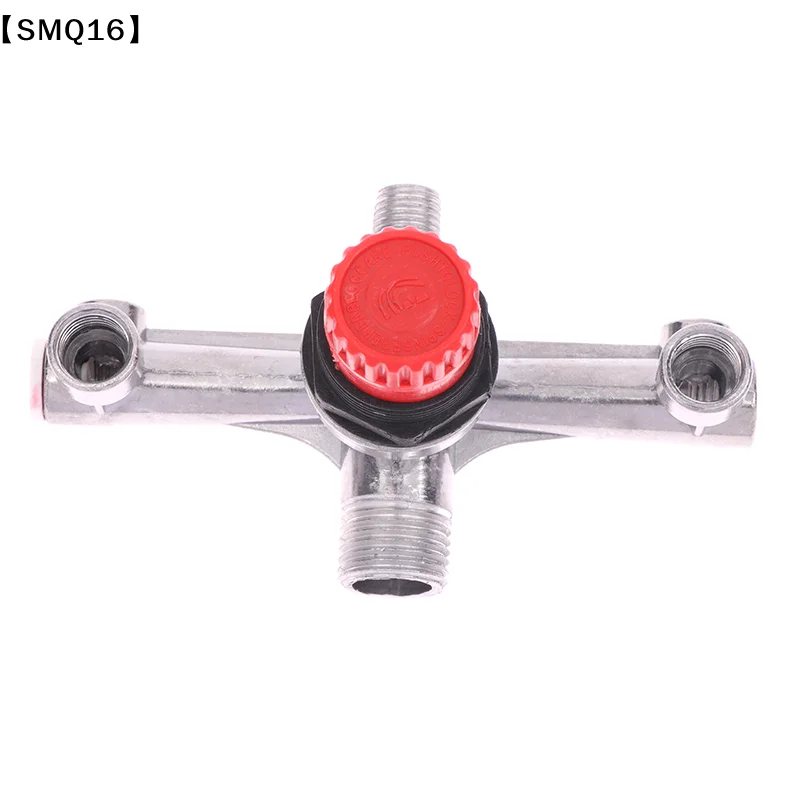 1PC Regulator Valve Double Outlet Tube Air Compressor Switch Pressure Regulator Valve Fitting Part Piston Air Compressor【SMQ】