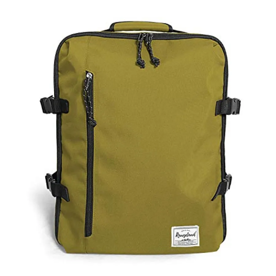 

Travel Backpack 21L Minimalist Casual Small Carry-on Daypack 15-inch Laptop Notebook, Overnight Weekender Dark Yellow