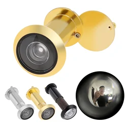 1 Piece Zinc Alloy 220 Degree Door Viewer for 1.57 to 2.36inch Door with Rotating Privacy Cover Security Peek Peep Holes