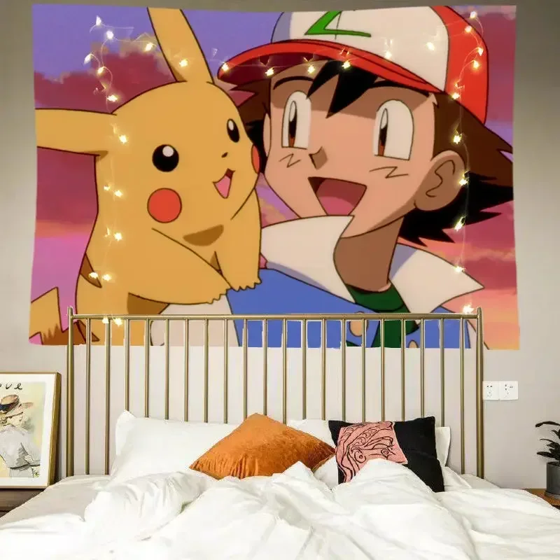 Anime Cartoon hängenden Stoff 1,3 m x 1,5 m Hintergrund Stoff Kinderzimmer Schlafsaal Wandt uch Wandteppich Wand dekoration ins