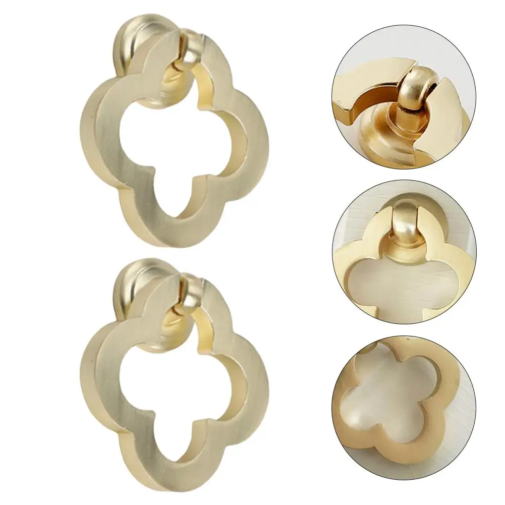 Poignées de porte en alliage de zinc pour armoires et meubles, 2 pièces