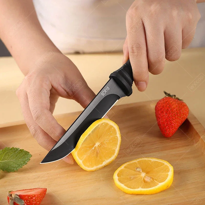 WXCOO Stainless Steel Boning Knife Meat Cleaver Knife Fruit Knife Beef Lamb Knives Kitchen Knives for Cutting Vegetables Peeling image 5