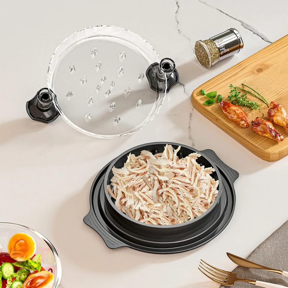 Accessories Large 10'' Chicken Shredder Tool Twist Anti-Slip Handle Meat Shred Machine Visible Hand Food Chopper Chicken Beef
