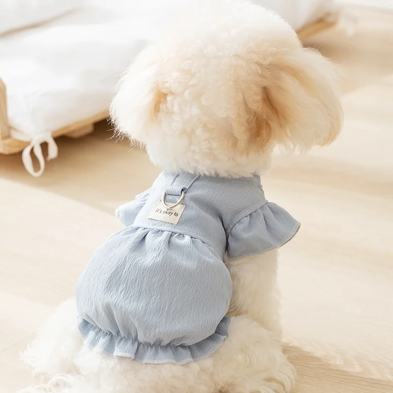 Fashion Pet Dog Dress Cute Soft Dog Clothes Summer Puppy Princess Skirt Pet Cat Wedding Dress Dog Costumes Chihuahua Pet Clothes