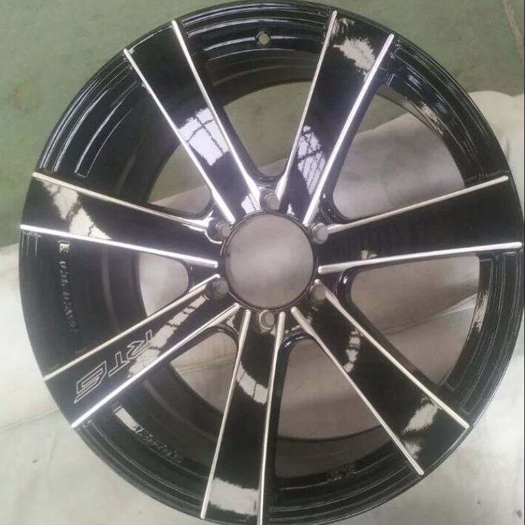 18x7.5J casting alloy rim 4x100/5x114.3 compact sedan daily drive aftermarket wheel