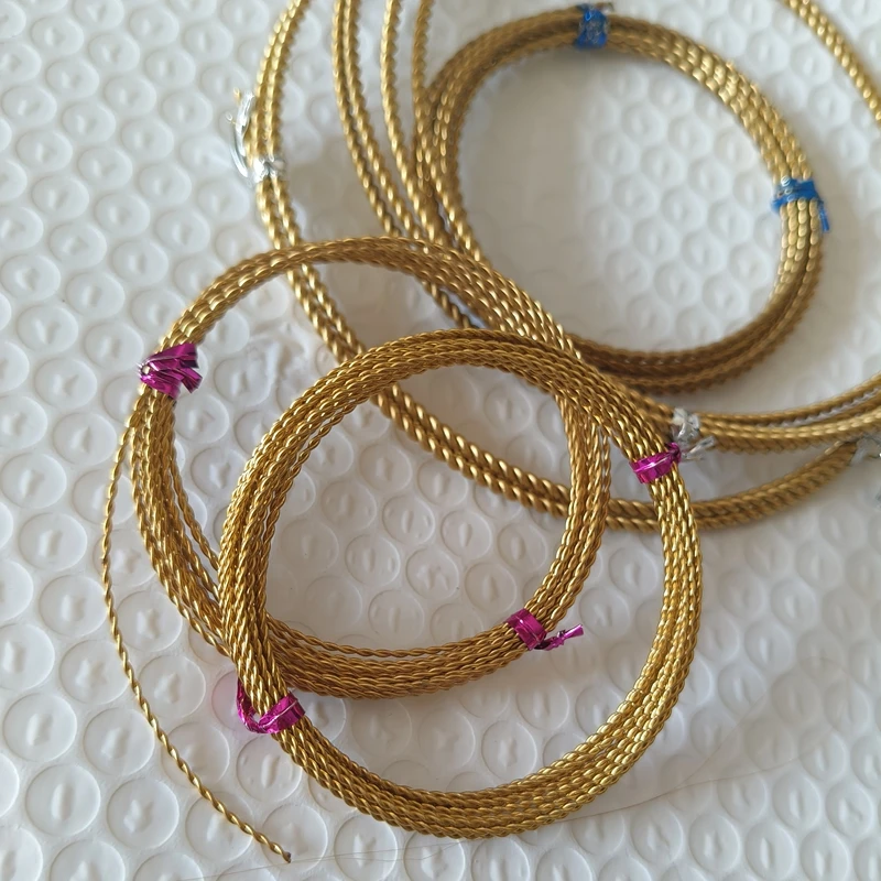 Fil de laiton torsadé texturé semi-dur de 0,6 mm à 3 mm pour la fabrication de bijoux, la perlage, les accessoires artisanaux et le bricolage
