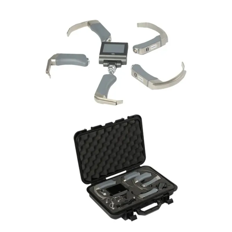 2025/adulto e pediátrico vídeo laringoscópio portátil ce 3 Polegada tft tela colorida anestesiaequipamento