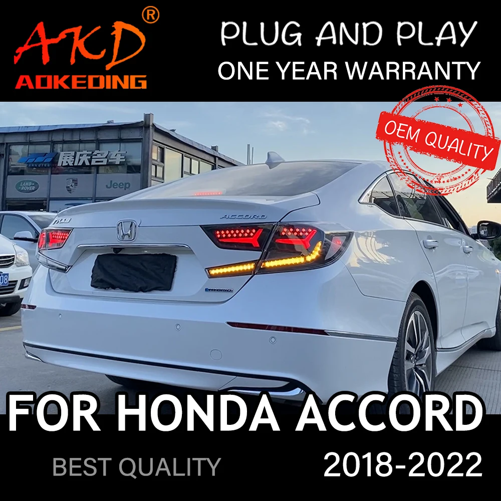 

Задний фонарь для Honda Accord X G10 2018-2022 автомобитовартовары задний фонарь Светодиодные автомобильные аксессуары Accord задний фонарь s