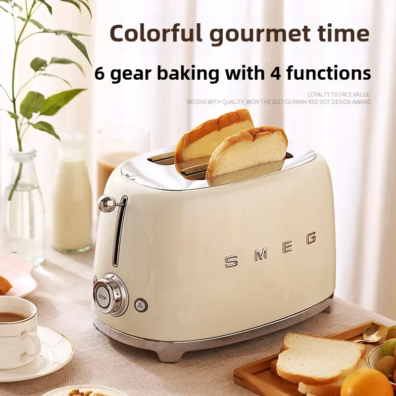 SMEG toaster TSF01 driver delivers 304 stainless steel dust cover to the toaster