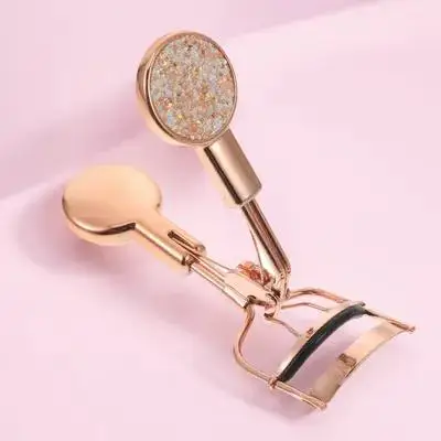 

Glitter Eyelash Curler Premium Metal Build Easy Squeeze Long Hold Time Beautiful Eyelash Curl Tool for Makeup Lovers