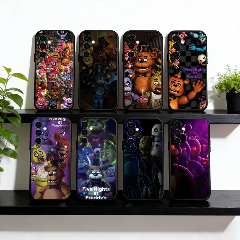 Amine Fnaf Five-nights-At-Freddys Anime  Phone Case Black Silicone Soft For Samsung Galaxy A73,A72,A71,A70,A53,A52,A51