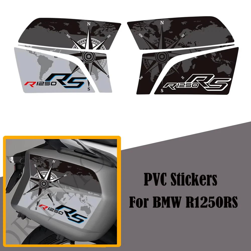 

NEW Motorcycle Stickers Decals Tank Pad Protector Trunk Luggage Panniers Cases For BMW R1250RS R 1250 RS 2019 2020 2021 2022