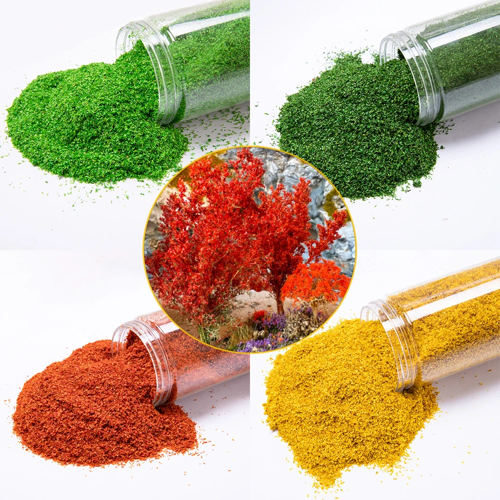 

Diy Model Leaves For Making N/HO Sand Table Landscape Scene Layout Materials Multicolor Diorama Kits 50ML/Bag