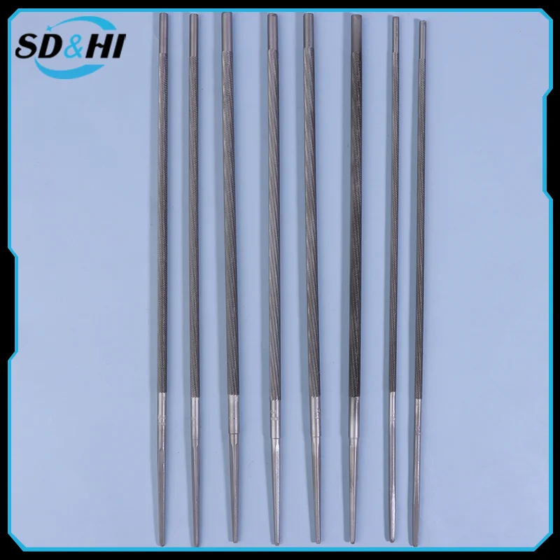 Round Chainsaw Files For Hand Manual Tools Filing Kit High Carbon Steel Woodworking Tools