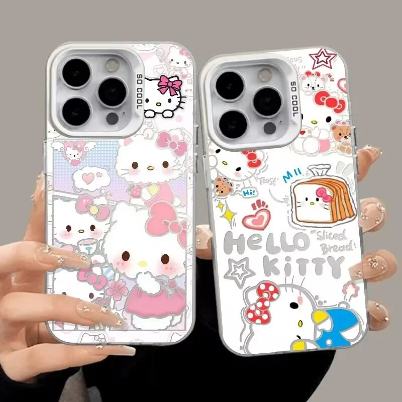 Flower Hello Kitty Casing For Infinix Tecno Spark 30C 7 10 20 Pro Camon 40 Pro 30S SMART 5 7 8 6 9 10 Plus Pova 6 Pro Case Cover