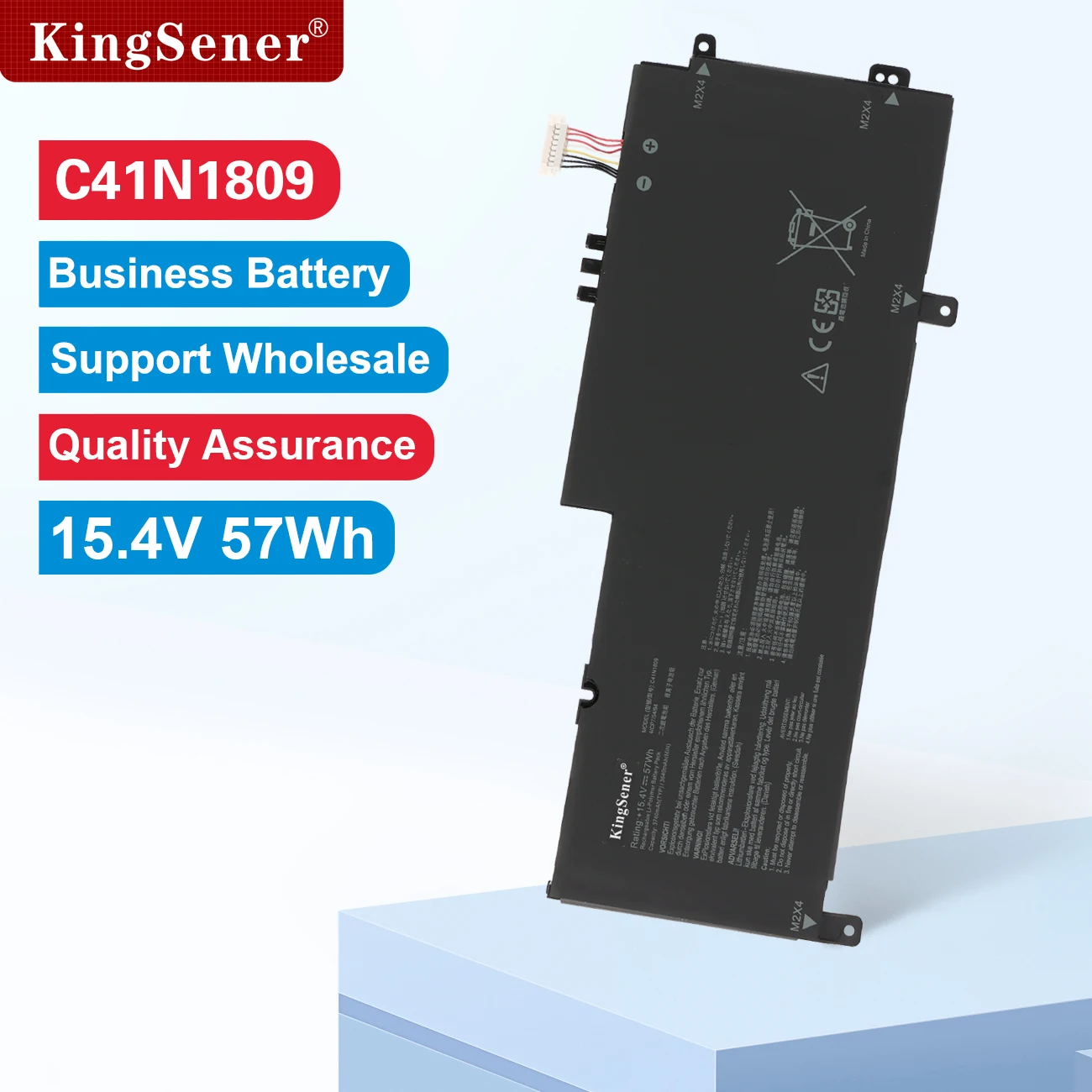 

Флип-книга KingSener C41N1809 Аккумулятор для ноутбука ASUS Zenbook Flip 15 UX562FN UX562FD UX562FDX Q536FD Q536F