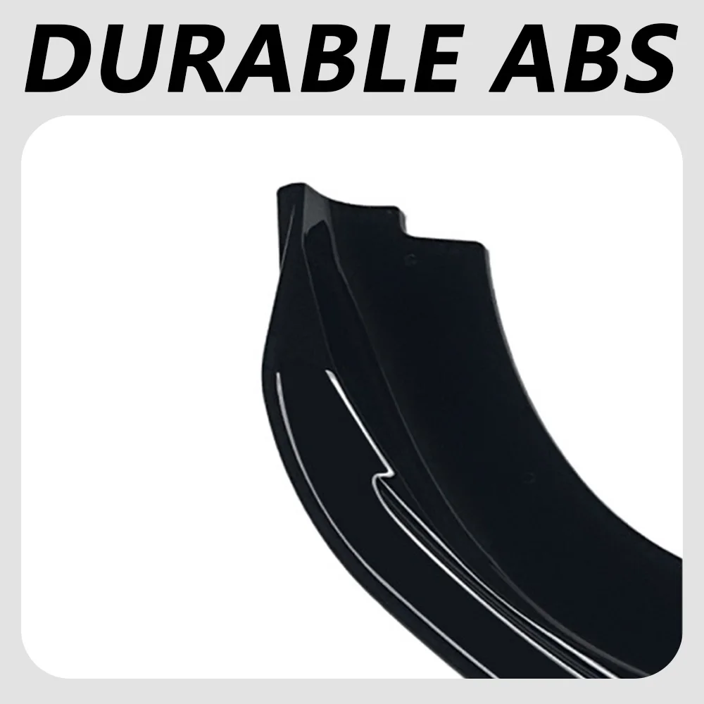 شفة ممتصة للصدمات الأمامية لسيارات BMW 5 Series E60 E61 LCI 2008-2010 لامعة سوداء رياضية شفة ممتصة للصدمات سبويلر ملحقات الشفة الأمامية تحديث السيارة #6